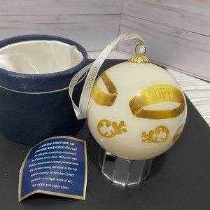 Dillards 5 Five Gold Golden Rings Ornament 12 Days of Christmas 5th Series 2011